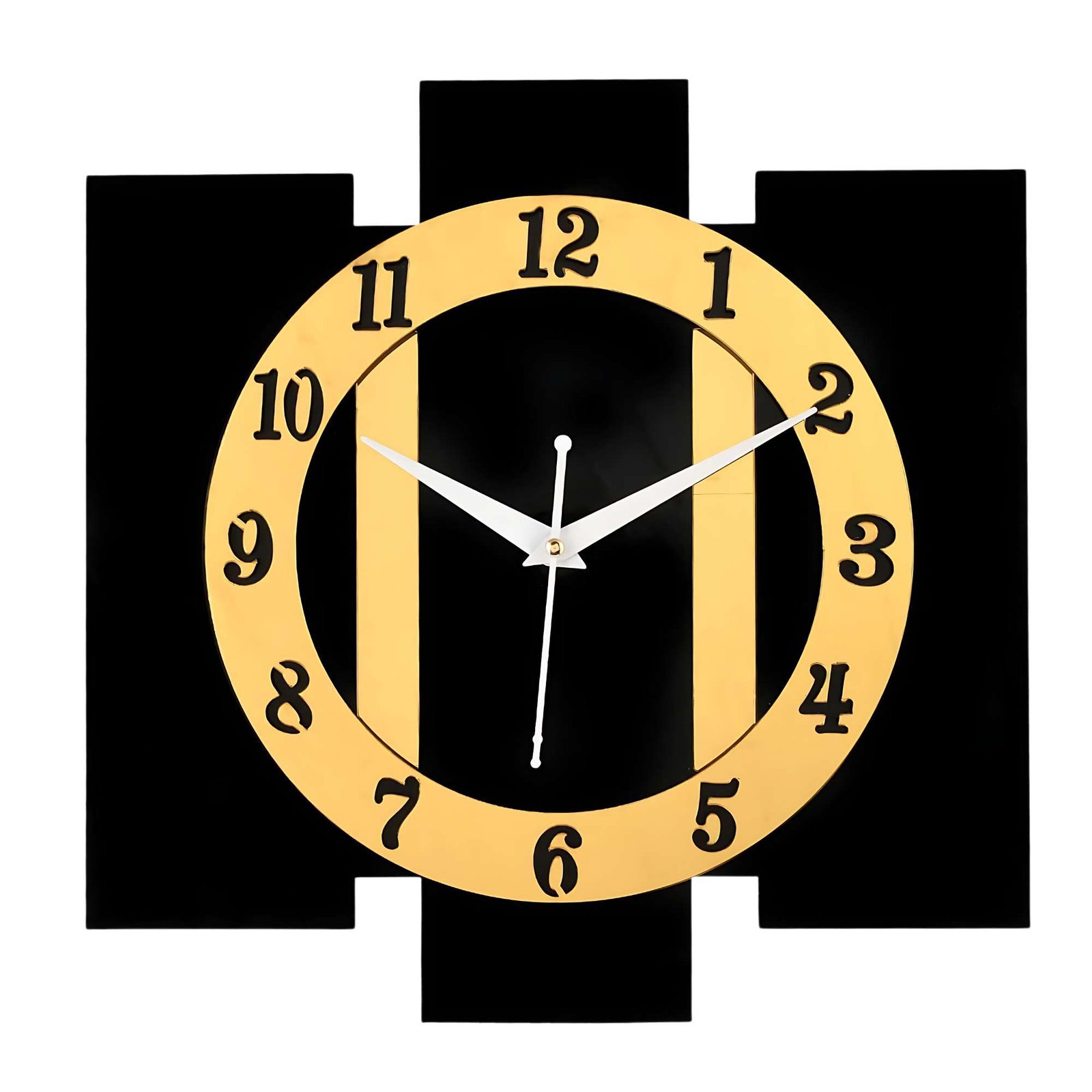 Wooden Silent Non-Ticking Wall Clock for Home Stylish Latest Designer Wall Clock for Home Living Room Bedroom Office Hall - Image 2